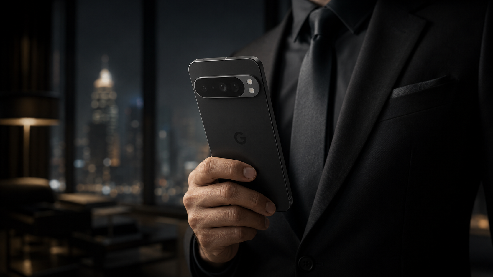 Professional holding secure Pixel device